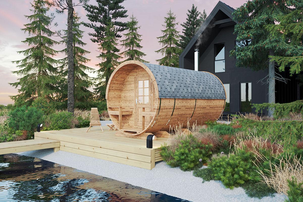 G0373 barrel sauna l with terrace 5